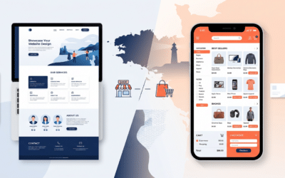 Différence site vitrine site e-commerce PME : lequel choisir en Finistère ?